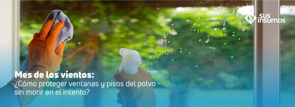 Mes de los vientos: cómo proteger ventanas y pisos del polvo sin morir en el intento